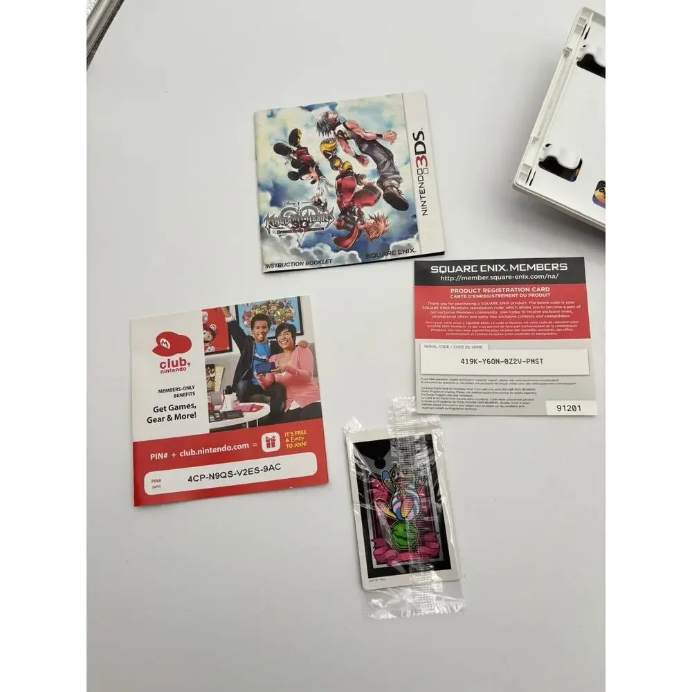 Kingdom Hearts 3D: Dream Drop Distance (Nintendo 3DS, 2012) CIB. Tested Works